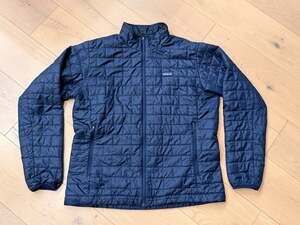 Patagonia Men's XL Nano Puff Full-Zip Insulated Jacket Navy Blue